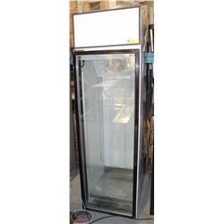 UPRIGHT SINGLE DOOR GLASS DISPLAY COOLER