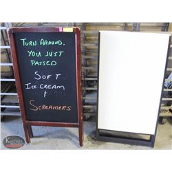 LOT OF 2 A-FRAME SIGNS