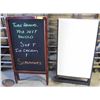 Image 1 : LOT OF 2 A-FRAME SIGNS