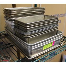 LOT OF 20 ASSORTED BAKING PANS & LOAF PANS