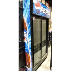 QBD COMMERCIAL GLASS 2-DOOR DISPLAY COOLER
