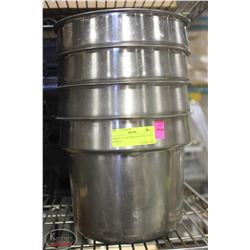 GROUP OF 4 STAINLESS STEEL SOUP INSERTS