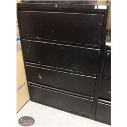 METAL 4-DRAWER LATERAL FILING CABINET