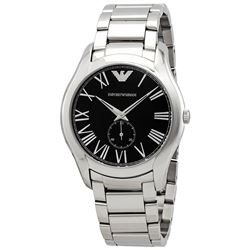 NEW ARMANI 43MM BLACK CHRONO DIAL 43MM MSRP $330