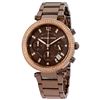 Image 2 : NEW MICHAEL KORS TRIPLE CHRONO BROWN DIAL MSRP$370