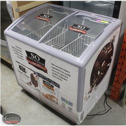 CURVED TOP DISPLAY ICE CREAM FREEZER