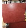 Image 4 : LARGE LOT OF 19 RED VENEER  RESTAURANT TABLES