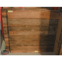 TWO 3' LAMINATED RUSTIC-STYLE WOODEN TABLE TOPS