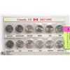 Image 1 : PROVINCIAL CDN QUARTERS 125 YR 1992