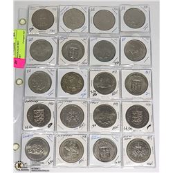 20 CROWNS/DOLLAR BRIT TERRITORY