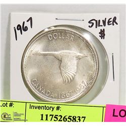 1967 CDN SILVER DOLLAR