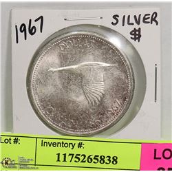 1967 CDN SILVER DOLLAR