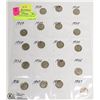 Image 1 : 19 U.S. BUFFALO NICKELS 1928-1937