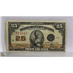 1923 CANADIAN SHINPLASTER