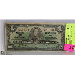 1937 GORDON, TOWERS 1 DOLLAR