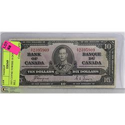 1937 COYNE TOWERS 10 DOLLAR BILL