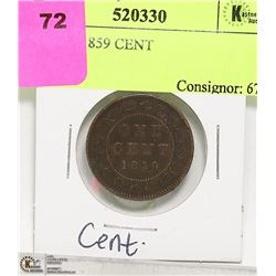 CANADA 1859 CENT