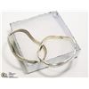 Image 1 : SET OF 2 SILVER INTERLOCKING BRACELETS