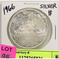 1966 CDN SILVER DOLLAR