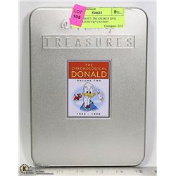 RARE DISNEY TREASURE'S DVD "DONALD DUCK" UNUSED