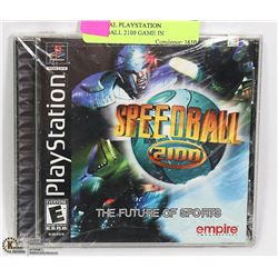 ORIGINAL PLAYSTATION SPEEDBALL 2100 GAME IN