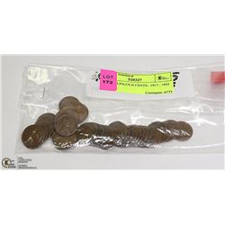 USA  43 LINCOLN CENTS : 1917 - 1952