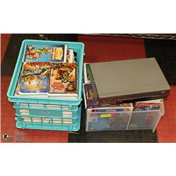 VHS PLAYER AND 50 DISNEY MOVIES