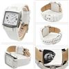 Image 2 : NEW DIESEL WHITE DIAL/WHITE LEATHER BAND MSRP$249