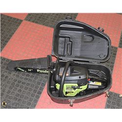 CHAIN SAW IN CASE - POULAN  GAS
