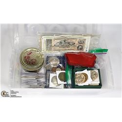 COIN, BILL, TOKEN COLLECTION