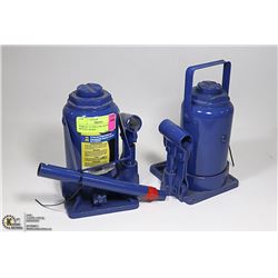 PAIR OF 12 TON LOW PROFILE BOTTLE JACKS.