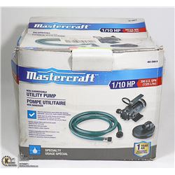 NEW MASTERCRAFT 1/10HP UTILITY PUMP