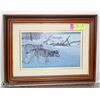 Image 1 : ROBERT BATEMAN FRAMED PRINT (WOLF PACK IN