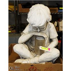 GIRL WITH JAR GARDEN STATUE  21" TALL