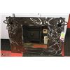 Image 1 : DECORATIVE STEEL FRAMED MIRROR 18" WIDE X 24 LONG