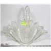 Image 1 : CENTERPIECE GLASS BASKET