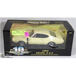 AMERICAN MUSCLE 1968 OLDS 4-4-2 DIE CAST.