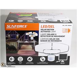 NEW SUNFORCE LED MOTION ACTIVATED SOLAR LIGHT