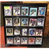 Image 1 : LARGE DISPLAY OF VINTAGE OILERS CARDS - 20CARDS