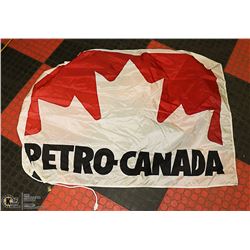 VINTAGE PETRO CANADA GAS STATION FLAG