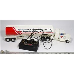 REMOTE CANADIAN TIRE GAS / OIL SEMI TRUCK