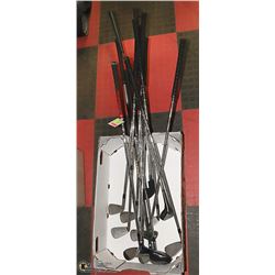 13 ASSORTED MEN'S GOLF CLUBS
