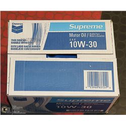 CASE OF CHEVRON SUPREME SAE 10W-30 MOTOR OIL