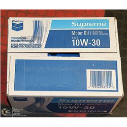 CASE OF CHEVRON SUPREME SAE 5W-30 MOTOR OIL