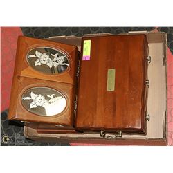 2 LARGE JEWELLERY BOXES