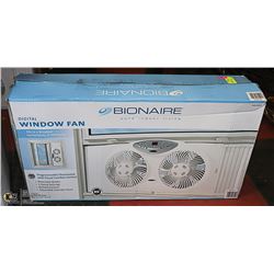 NEW BIONAIRE DIGITAL PROGRAMMABLE WINDOW FAN