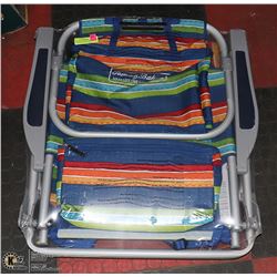 NEW SEALED TOMMY BAHAMA BACKPACK BEACH CHAIR