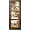 Image 1 : THREE DUTCH SCENE TILES FRAMED PICTURE