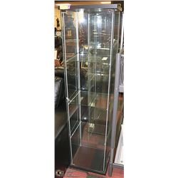 GLASS DISPLAY CABINET - 4 TIER.