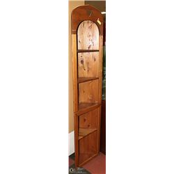 CORNER SHELF UNIT 78" TALL X 18" WIDE17